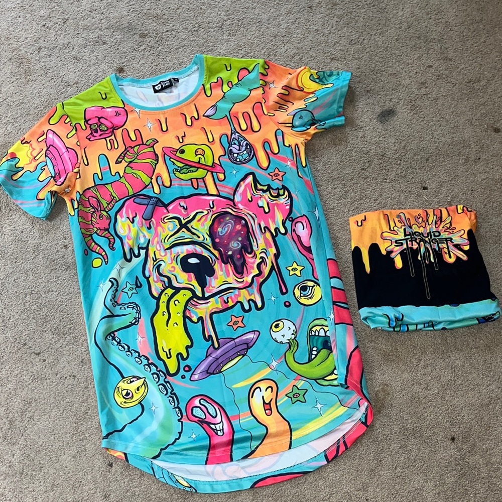 Liquid Stranger Long T and Headband - Picture 2 of 2